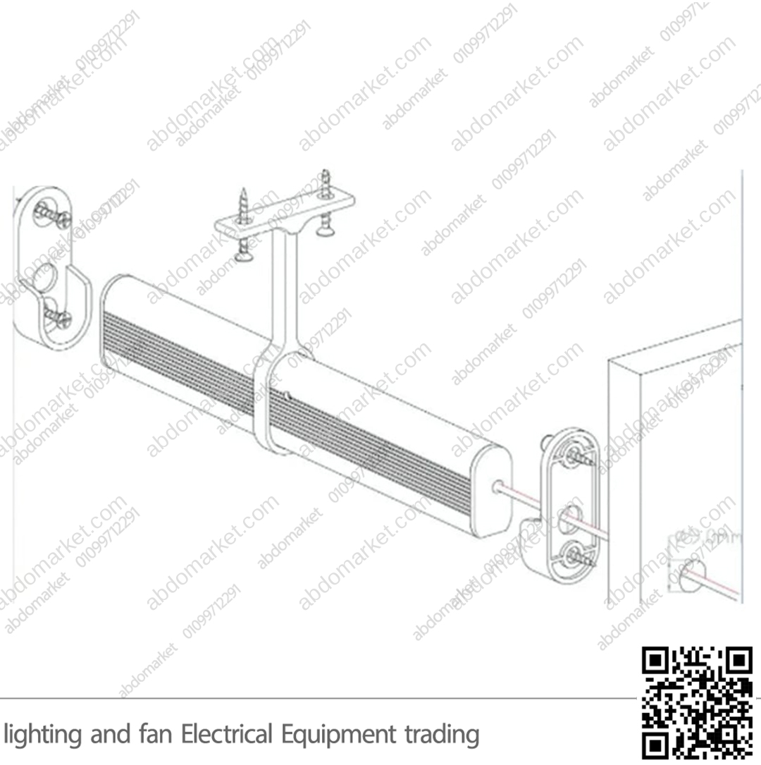 عود بروفايل ليد شماعة فضي عود بروفايل ليد شماعة فضي