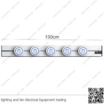 عود تراك سوكت ابيض 1.5 متر ZOYA