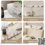 عود تراك سوكت ابيض 1.5 متر ZOYA