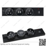 عود تراك سوكت داخل اسود 40 سم بمفتاح ZOYA PLUS