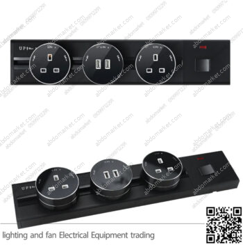 عود تراك سوكت اسود 40 سم بمفتاح ZOYA PLUS