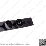 عود تراك سوكت داخل اسود 50 سم بمفتاح ZOYA PLUS