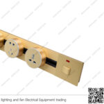 عود تراك سوكت داخل ذهبي 50 سم بمفتاح ZOYA PLUS