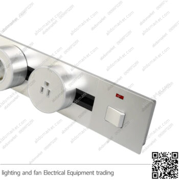 عود تراك سوكت داخل فضي 40 سم بمفتاح ZOYA PLUS