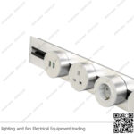 عود تراك سوكت داخل فضي 60 سم بمفتاح ZOYA PLUS