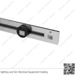 عود تراك سوكت داخل فضي 60 سم بمفتاح ZOYA PLUS