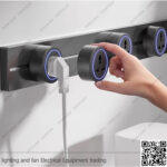 عود تراك سوكت رمادي 1 متر ZOYA