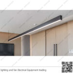 كشاف بروفايل مسنفر مستطيل 112 واط 200 سم أسود ابيض