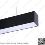 كشاف بروفايل مسنفر مستطيل 168 واط 300 سم أسود ابيض