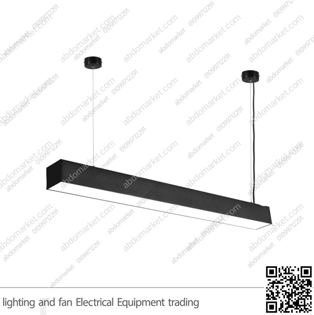 كشاف بروفايل مسنفر مستطيل 67 واط 120 سم أسود كول كشاف بروفايل مسنفر مستطيل 67 واط 120 سم أسود كول