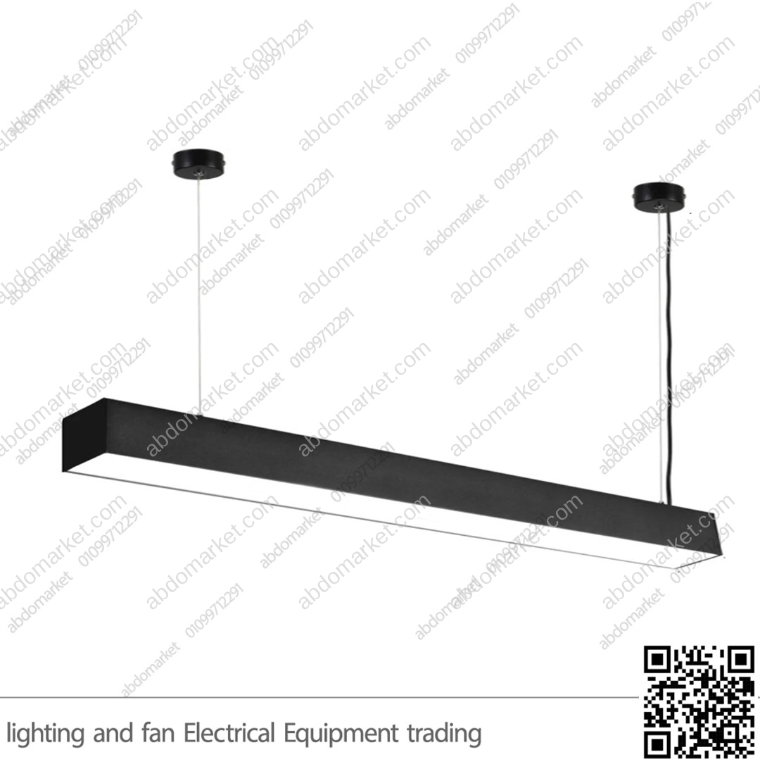 كشاف بروفايل مسنفر مستطيل 84 واط 150 سم أسود وورم كشاف بروفايل مسنفر مستطيل 84 واط 150 سم أسود وورم