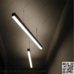 كشاف بروفايل مسنفر مستطيل 84 واط 150 سم أسود وورم