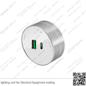 مدخل شاحن تراك سوكت فضي USB-type-C مدورة ZOYA PLUS