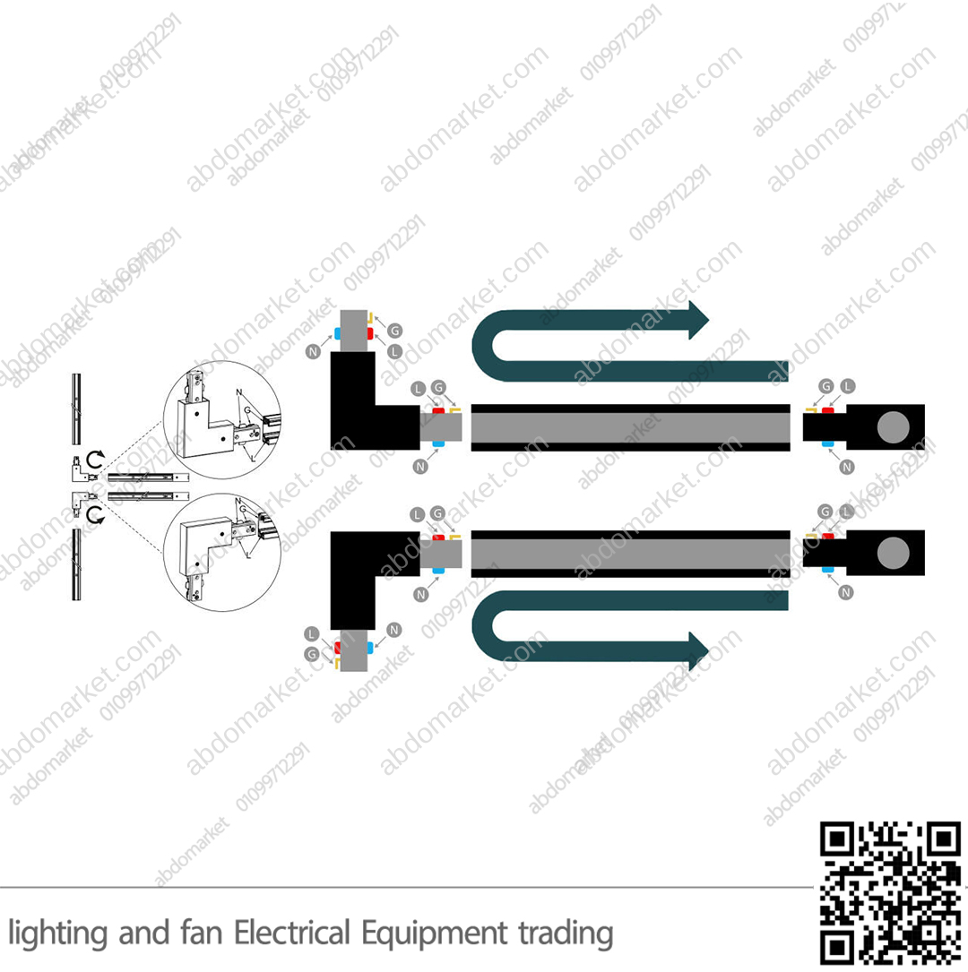 وصلة عود تراك زاوية ابيض لطش فيلبس وصلة عود تراك زاوية ابيض لطش فيلبس
