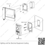 انتركم كوماكس بكاميرا 1 خط شاشة 4.3 بوصة DRC-40K/CDV-43K2
