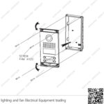 انتركم كوماكس مرئي اكسس كنترول 4 خط بكاميرا 4 شاشة 4.3 بوصة DRC-4ML/RF