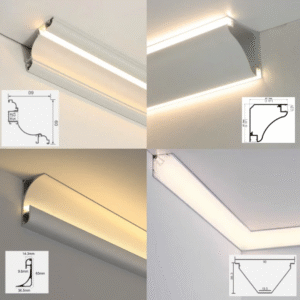 بروفايل ليد كورنيشة - LED profile cornice