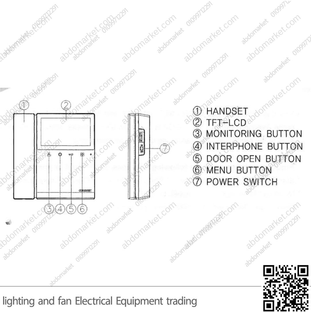 شاشة انتركم كوماكس 4.3 بوصة CDV-43K2 شاشة انتركم كوماكس 4.3 بوصة CDV-43K2