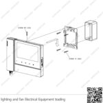 شاشة انتركم كوماكس 7 بوصة CDV-70N