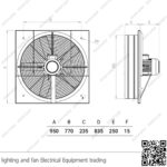 شفاط صناعي 1 متر * 1 متر تركي BVN B5PAM 800