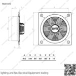 شفاط صناعي 40*40 سم تركي BVN B6PAM 300