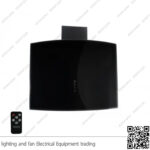 شفاط مطبخ بيورتي 3 سرعات 60 سم اسود CURVENICE BL 1000m3/h