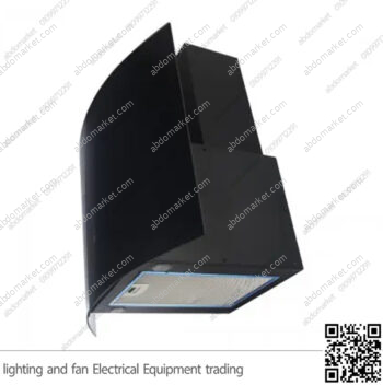 شفاط مطبخ بيورتي 3 سرعات 60 سم اسود CURVENICE BL