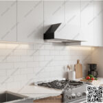 شفاط مطبخ بيورتي 3 سرعات 60 سم فضي INSIDE BL 1000m3/h