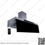 شفاط مطبخ بيورتي 3 سرعات 60 سم فضي واسود GOLDEN SOFTO 600m3/h