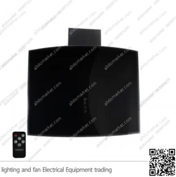 شفاط مطبخ بيورتي 3 سرعات 90 سم اسود CURVENICE BL 1000m3/h