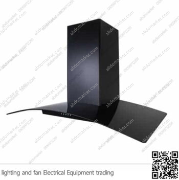 شفاط مطبخ بيورتي 3 سرعات 90 سم زجاجي اسود CAPPE BL 750