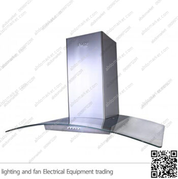 شفاط مطبخ بيورتي 3 سرعات 90 سم زجاجي فضي CAPPE INOX