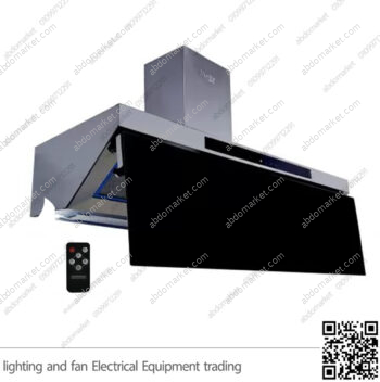 شفاط مطبخ بيورتي 3 سرعات 90 سم فضي واسود GOLDEN SOFTO 600m3/h