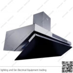 شفاط مطبخ بيورتي 3 سرعات 90 سم فضي واسود GOLDEN SOFTO 600m3/h