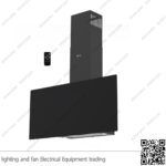 شفاط مطبخ بيورتي عامودي 5 سرعات 90 سم اسود GL PRO PLUS 1000m3/h