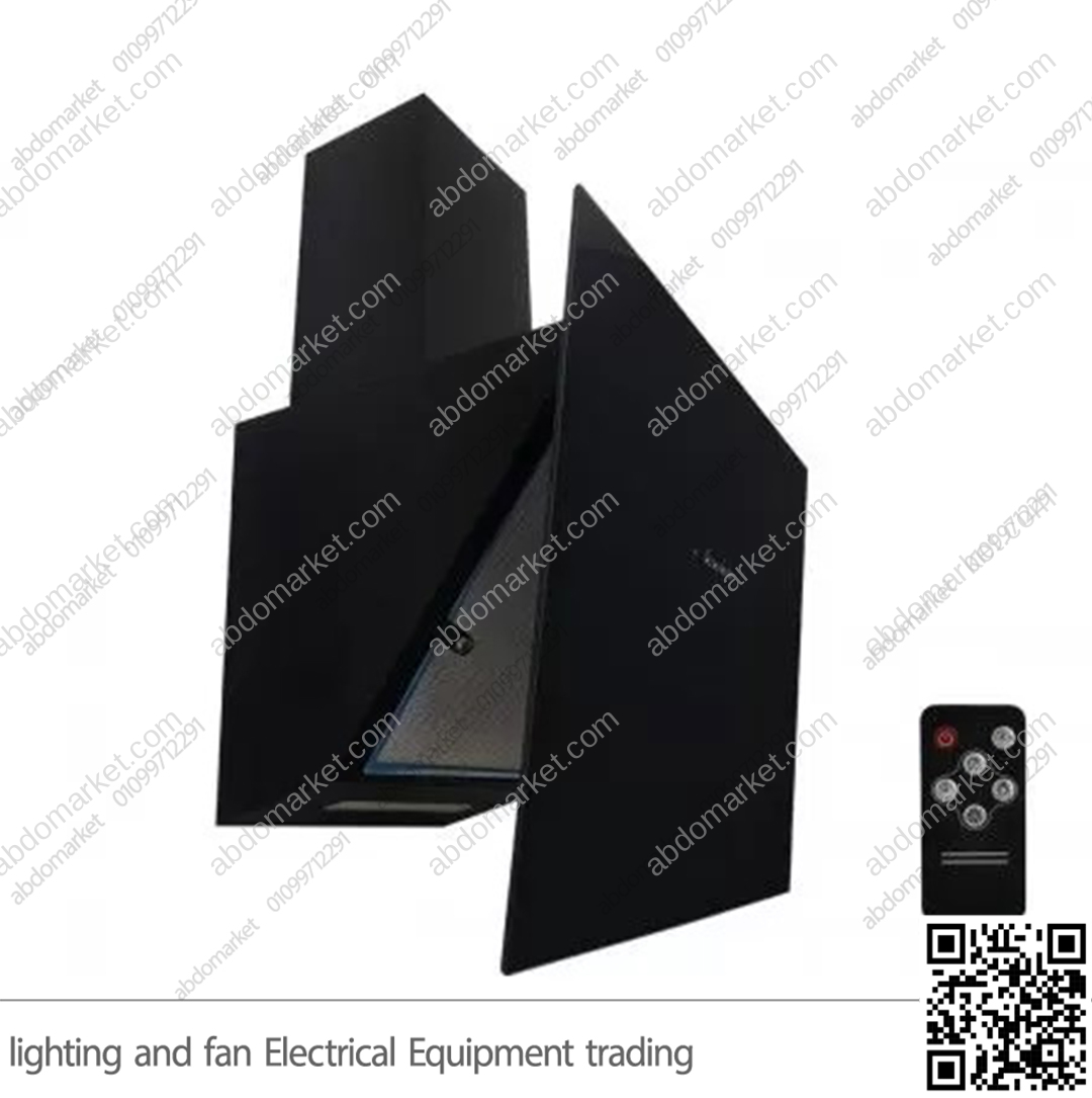 شفاط مطبخ بيورتي مائل 3 سرعات 60 سم اسود FLOW BL شفاط مطبخ بيورتي مائل 3 سرعات 60 سم اسود FLOW BL