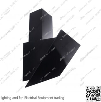 شفاط مطبخ بيورتي مائل 3 سرعات 90 سم اسود AURA BL