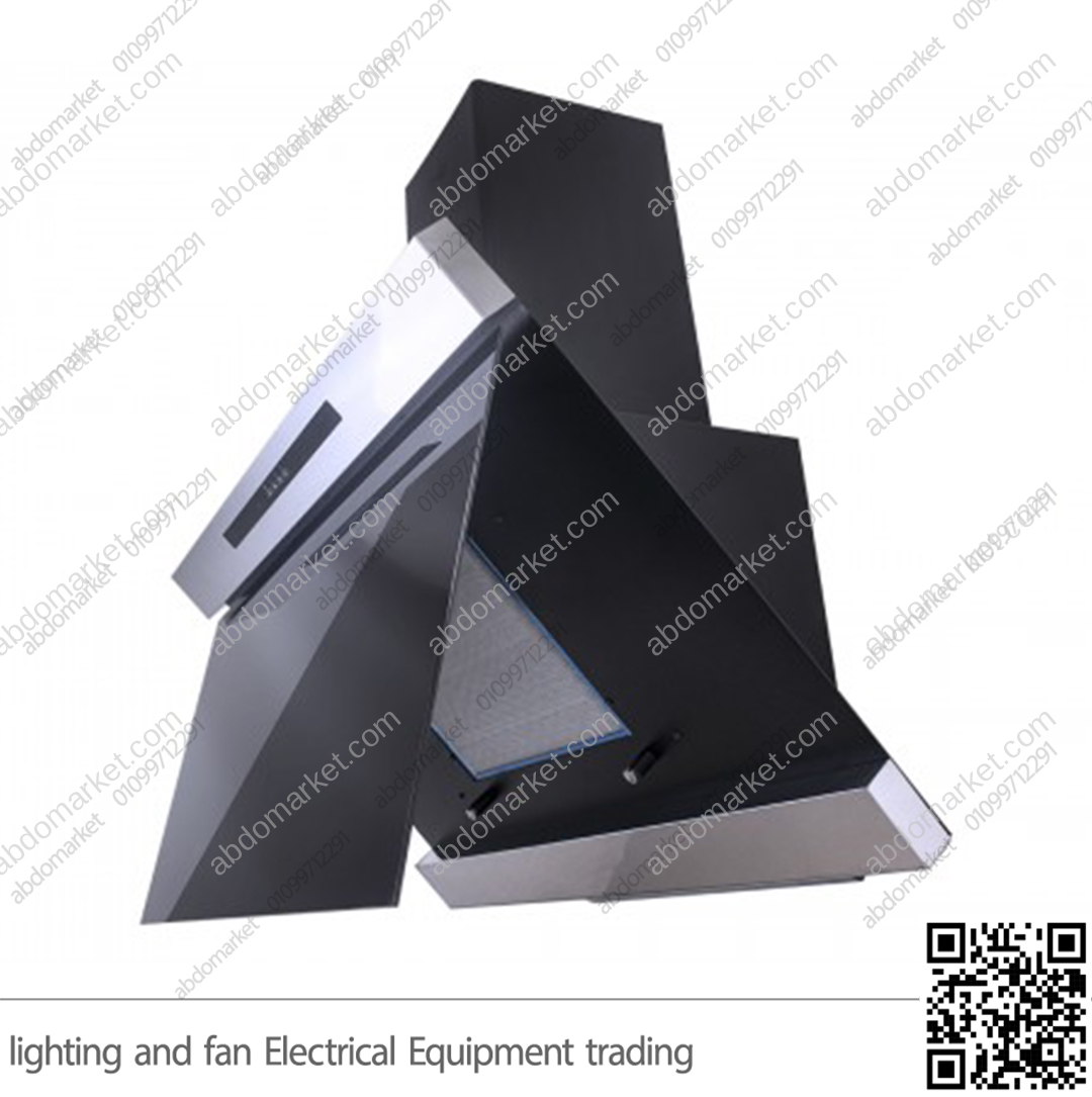 شفاط مطبخ بيورتي مائل 3 سرعات 90 سم اسود فضي GLASSO شفاط مطبخ بيورتي مائل 3 سرعات 90 سم اسود فضي GLASSO