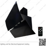 شفاط مطبخ بيورتي مائل اسود 3 سرعات 90 سم AUTO SMART BL 1000m3/h