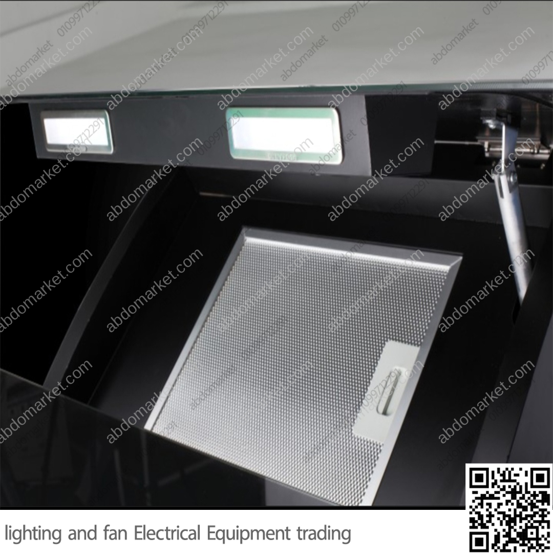 شفاط مطبخ بيورتي مائل اسود 3 سرعات 60 سم AUTO SMART BL (6)