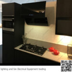 شفاط مطبخ بيورتي مائل اسود 3 سرعات 90 سم AUTO SMART BL 1000m3/h