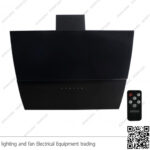 شفاط مطبخ بيورتي مائل اسود 3 سرعات 60 سم AUTO SMART BL 1000m3/h