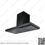 شفاط مطبخ بيورتي مخفي 3 سرعات 60 سم اسود FLATO PRO BL 850m3/h