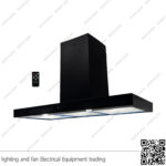 شفاط مطبخ بيورتي مخفي 3 سرعات 60 سم اسود FLATO PRO PLUS BL 1000m3/h