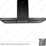 شفاط مطبخ بيورتي مخفي 3 سرعات 90 سم اسود FLATO PRO BL 850m3/h