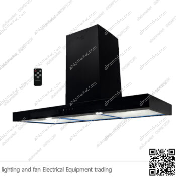 شفاط مطبخ بيورتي مخفي 3 سرعات 90 سم اسود FLATO PRO PLUS BL 1000m3/h