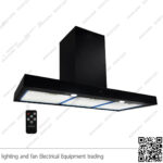 شفاط مطبخ بيورتي مخفي 3 سرعات 90 سم اسود MERO PLUS 1000m3/h