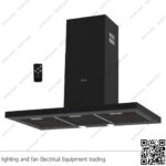 شفاط مطبخ بيورتي مخفي 5 سرعات 90 سم اسود TBL PRO PLUS 1000m3/h