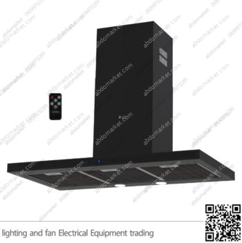 شفاط مطبخ بيورتي مخفي 5 سرعات 90 سم اسود TBL PRO PLUS 1000m3/h