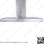 شفاط مطبخ بيورتي مخفي 3 سرعات 90 سم فضي FLATO PRO 850m3/h